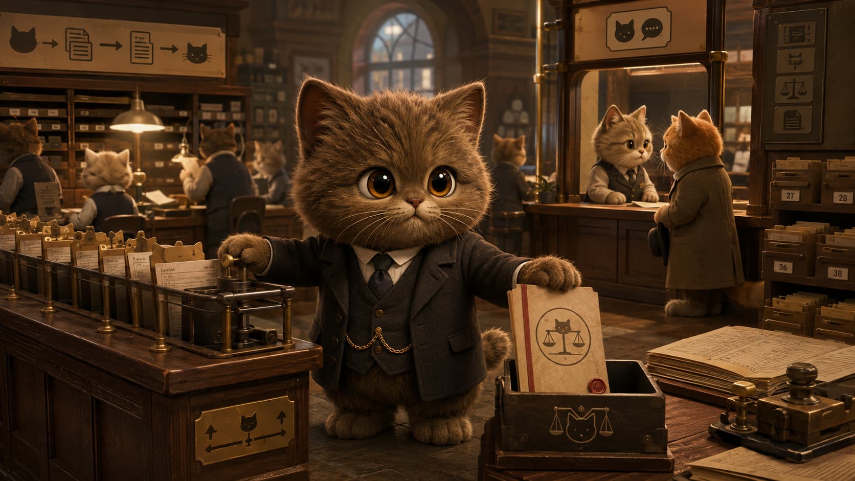 马克斯·韦伯猫检查公共行政流程并把一份异常个案转入人工复核通道